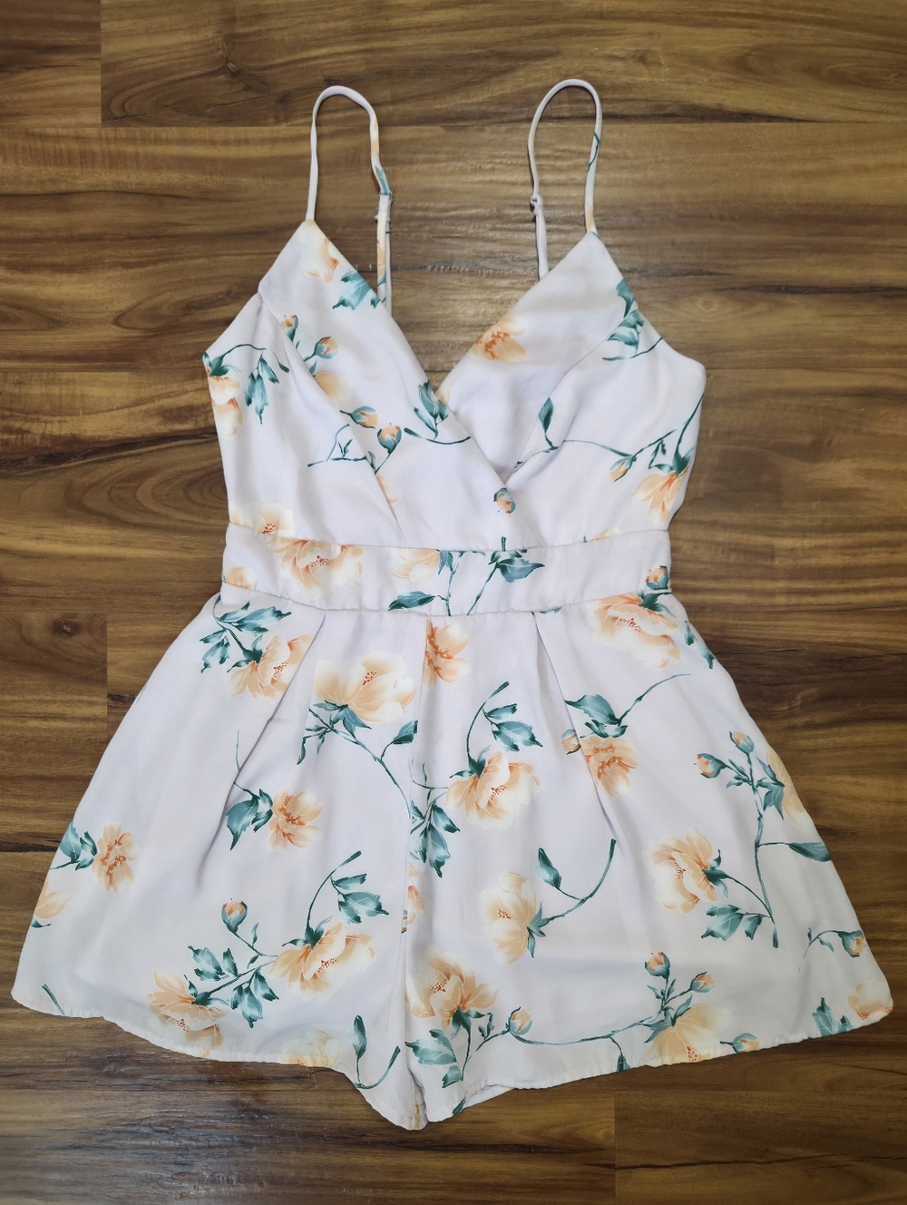 Sienna Sky Light Purple Floral Romper Size Medium